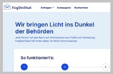 Produkt Screen Fragdenstaat
